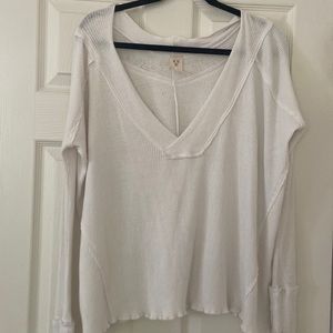 Free people cream top